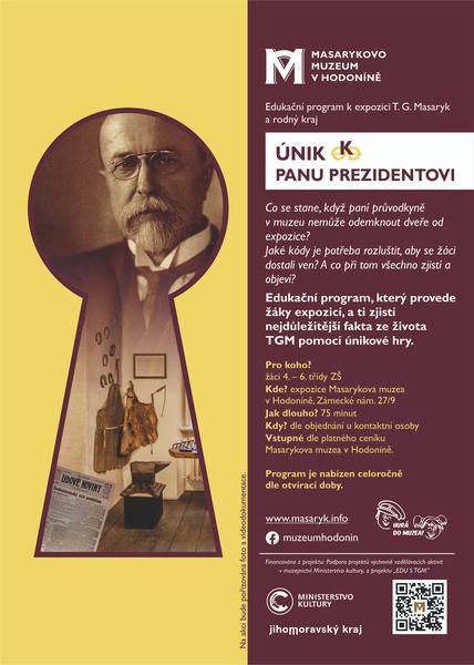 Edukační program - Únik k panu prezidentovi (plakát ).jpg, 428x600, 41.71 KB