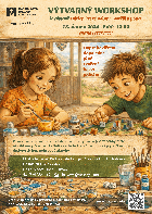 Leták - výtvarný workshop pro děti - k výstavě Dárky.png