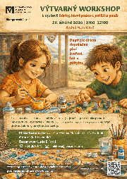 Leták - výtvarný workshop pro děti - k výstavě Dárky.png