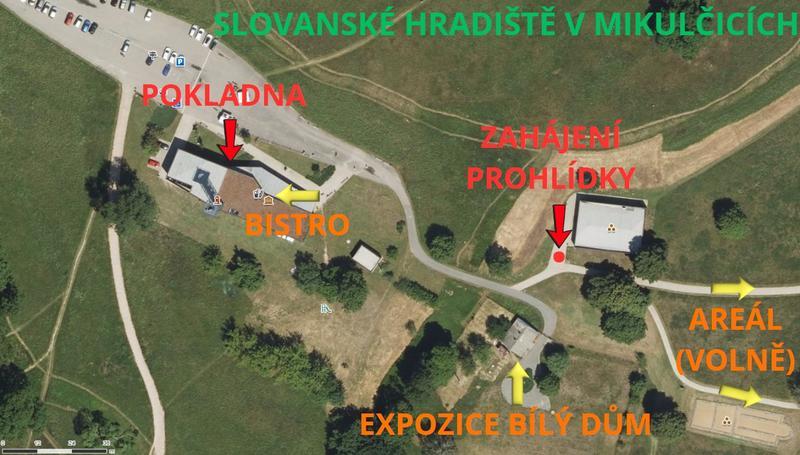 Pohled na návštěvnická místa. Použitý zdroj: mapy.cz, 800x455, 68.26 KB